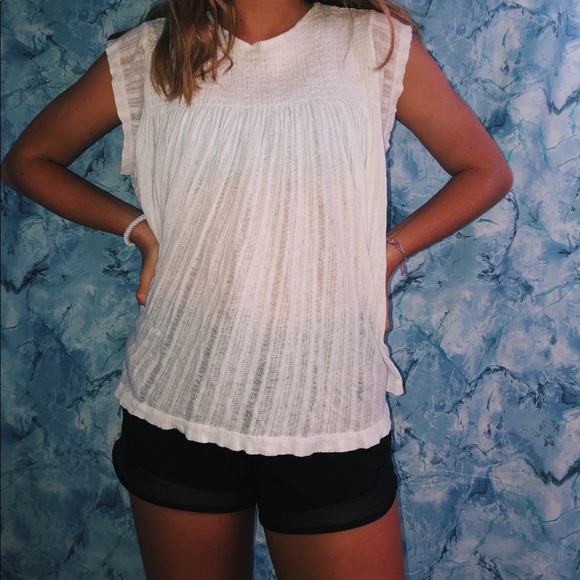 anthropologie flowy shirt size xs but can fit s - Picture 2 of 3